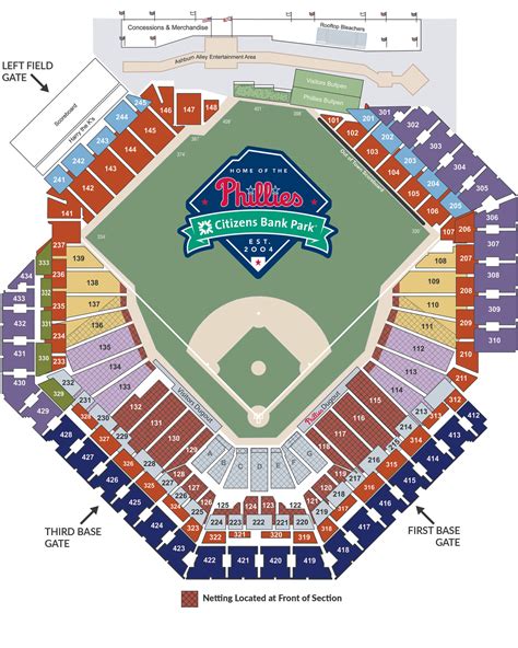 The Hall of Fame Club contains 6,600 seats. . Citizens bank park concert seating